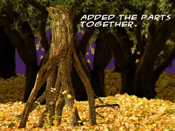 Creation of Treebeard takes a stroll: Step 2